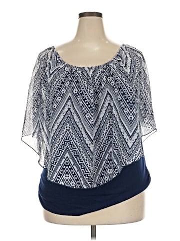 Claudia Richard Short Sleeve Blouse (view 1)