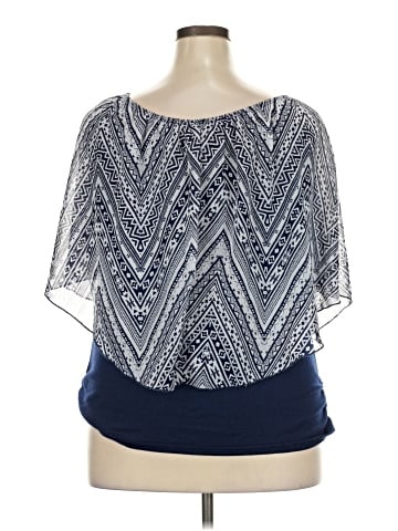 Claudia Richard Short Sleeve Blouse (view 2)