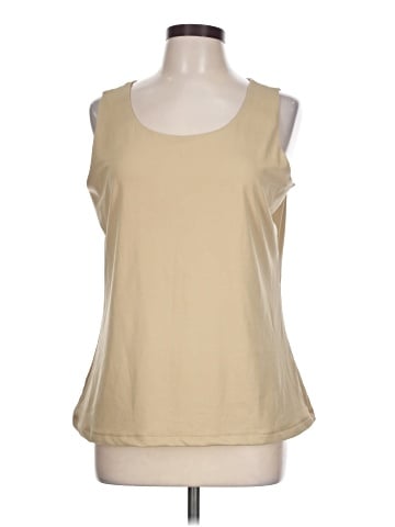 Christopher & Banks Sleeveless T-Shirt (view 1)