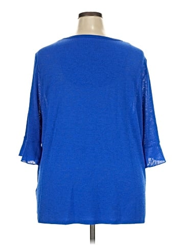 Alfred Dunner 3/4 Sleeve Top (view 2)