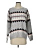 Sundry Chevron-herringbone Gray Pullover Sweater Size XS (0) - photo 1