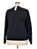 The Drop Solid Black Pullover Sweater Size 2X - photo 2
