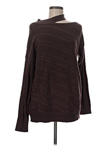 Hem & Thread Pullover Sweater (view 1)