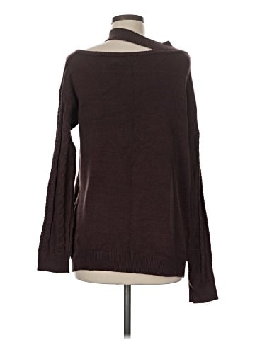 Hem & Thread Pullover Sweater (view 2)