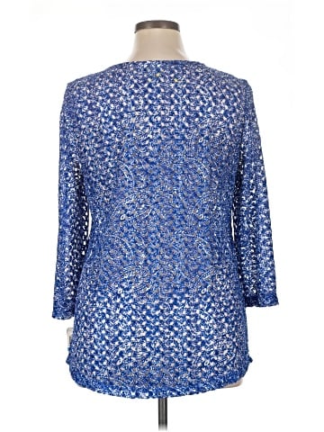 JM Collection 3/4 Sleeve Top (view 2)