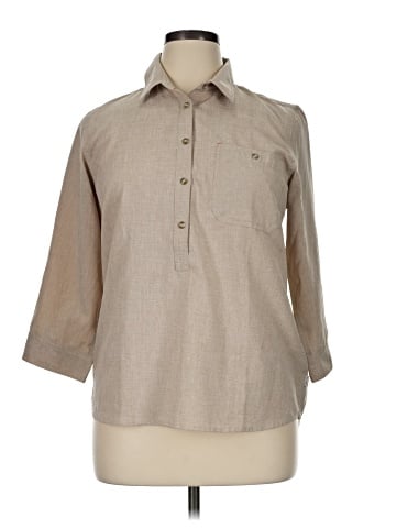Orvis 3/4 Sleeve Button-Down Shirt (view 1)