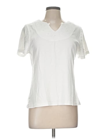 Karen Scott Short Sleeve Blouse (view 1)