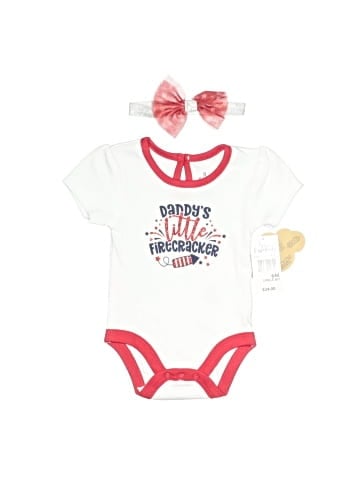 Baby Essentials Short Sleeve Onesie (view 1)