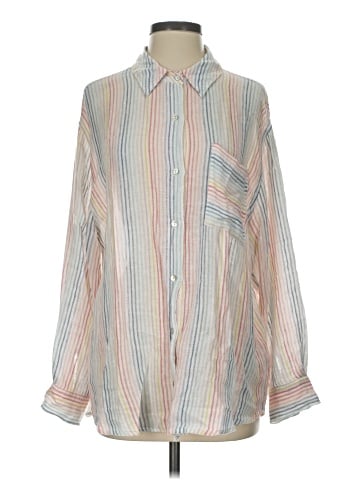 Sundry Long Sleeve Button-Down Shirt (view 1)
