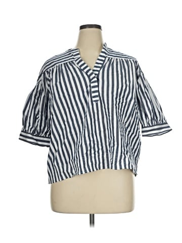 Velvet Heart 3/4 Sleeve Button-Down Shirt (view 1)