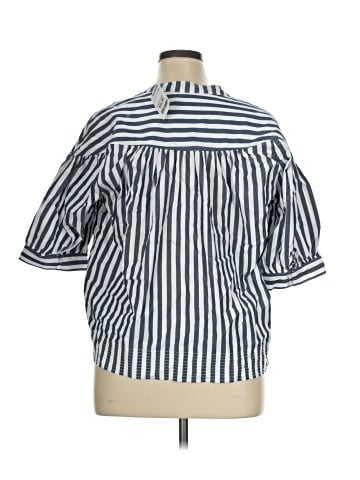 Velvet Heart 3/4 Sleeve Button-Down Shirt (view 2)