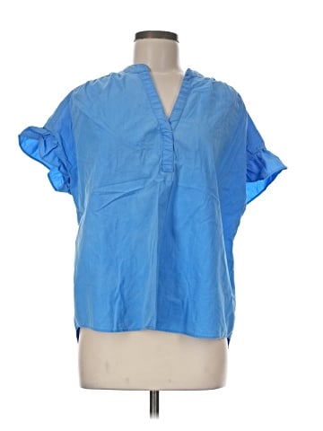 Crown & Ivy Short Sleeve Blouse (view 1)