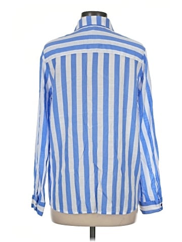 NY Collection Long Sleeve Button-Down Shirt (view 2)