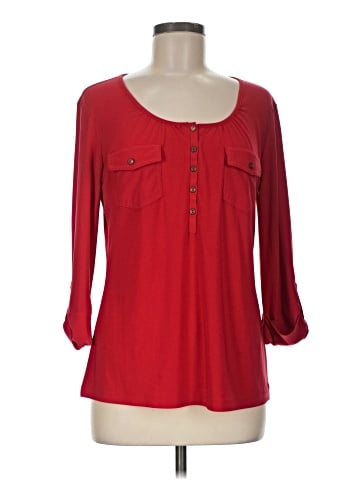 Jennie & Marlis 3/4 Sleeve Blouse (view 1)
