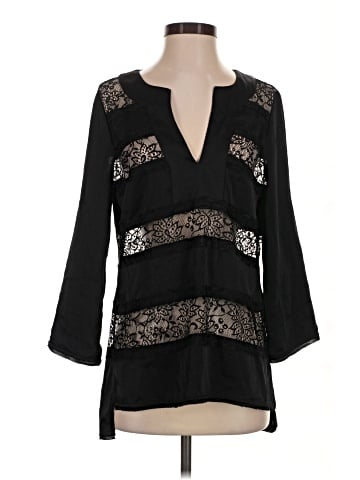 BCBGMAXAZRIA 3/4 Sleeve Blouse (view 1)