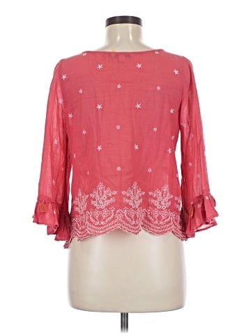 American Eagle Outfitters 3/4 Sleeve Blouse (view 2)