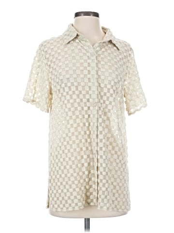 find me now Short Sleeve Blouse (view 1)