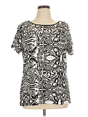 Notations Short Sleeve Blouse (view 1)