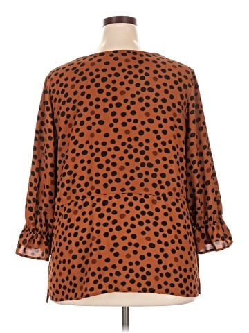 Evri 3/4 Sleeve Blouse (view 2)