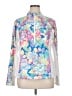 Boston Proper Print White Track Jacket Size XL - photo 1