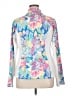 Boston Proper Print White Track Jacket Size XL - photo 2