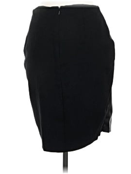 White House Black Market Faux Leather Skirt (view 2)