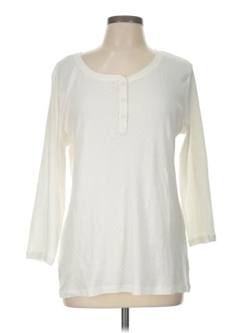 Basic Editions Long Sleeve Henley (view 1)