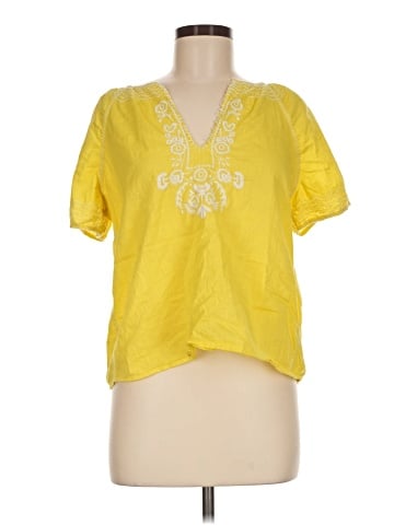 J.Crew Factory Store Short Sleeve Blouse (view 1)