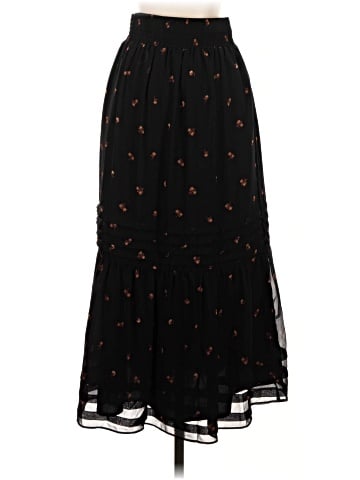 Madewell (Re)sourced Georgette Pintuck Maxi Skirt in Amie Floral (view 2)