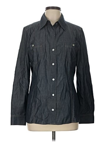 St. John Long Sleeve Button-Down Shirt (view 1)