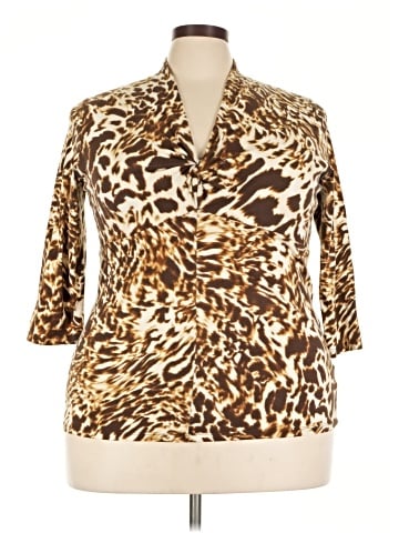 Jones New York Signature 3/4 Sleeve Blouse (view 1)