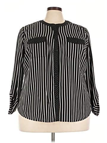 Notations Long Sleeve Blouse (view 1)