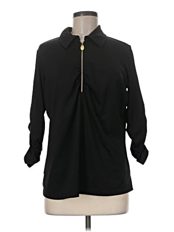 Susan Graver Long Sleeve Blouse (view 1)