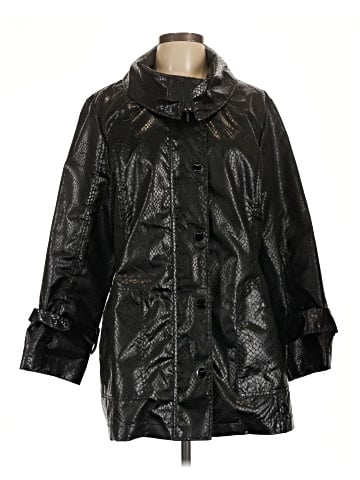 Chico's Faux Leather Jacket (view 1)