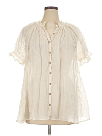 Natural Life Short Sleeve Blouse (view 1)