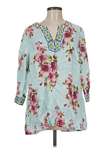 Soft Surroundings 3/4 Sleeve Blouse (view 1)