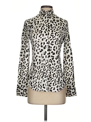 Ann Taylor Long Sleeve Silk Top (view 1)