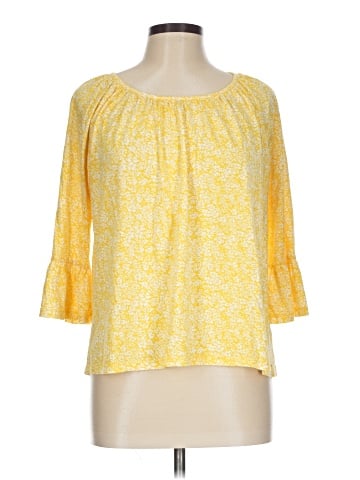 MICHAEL Michael Kors 3/4 Sleeve Blouse (view 1)