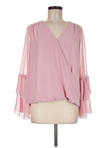 Marled by Reunited 3/4 Sleeve Blouse (view 1)