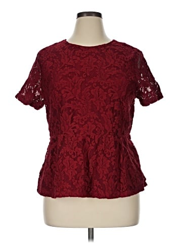 Ann Taylor Factory Short Sleeve Blouse (view 1)
