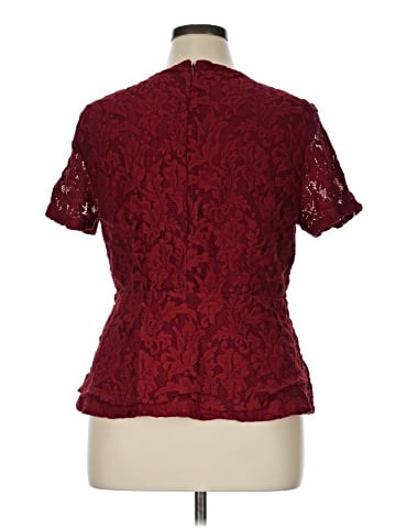 Ann Taylor Factory Short Sleeve Blouse (view 2)