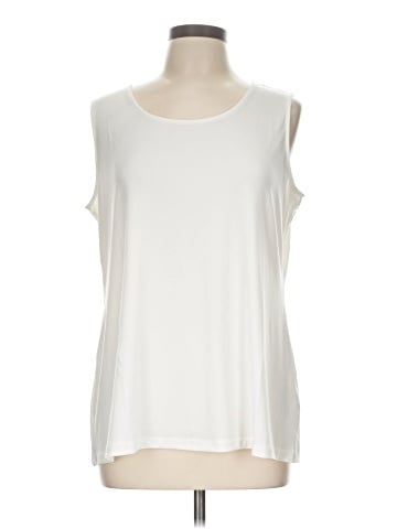 Susan Graver Sleeveless T-Shirt (view 1)