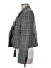 Tibi Plaid Gray Blue Blazer Size 6 - photo 5