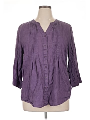 Coldwater Creek 3/4 Sleeve Blouse (view 1)