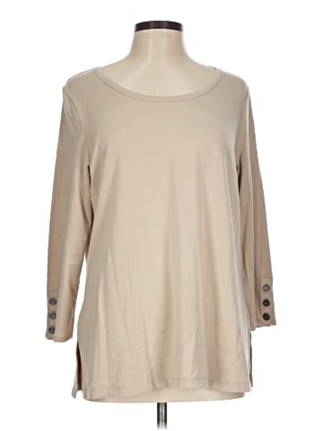 Susan Graver Long Sleeve Top (view 1)