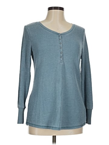 Seven7 Long Sleeve Henley (view 1)