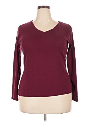 Liz Claiborne 3/4 Sleeve T-Shirt (view 1)