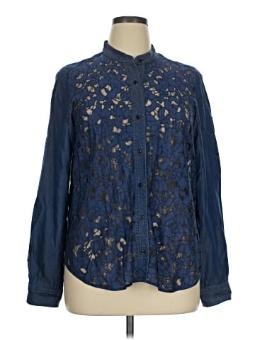 Jones New York Long Sleeve Blouse (view 1)