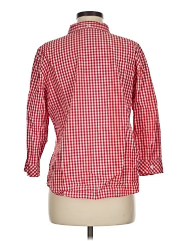 Sag Harbor 3/4 Sleeve Button-Down Shirt (view 2)