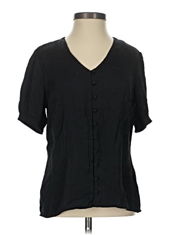 Banana Republic Factory Store Short Sleeve Blouse (view 1)